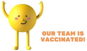 Our team is vaccinated